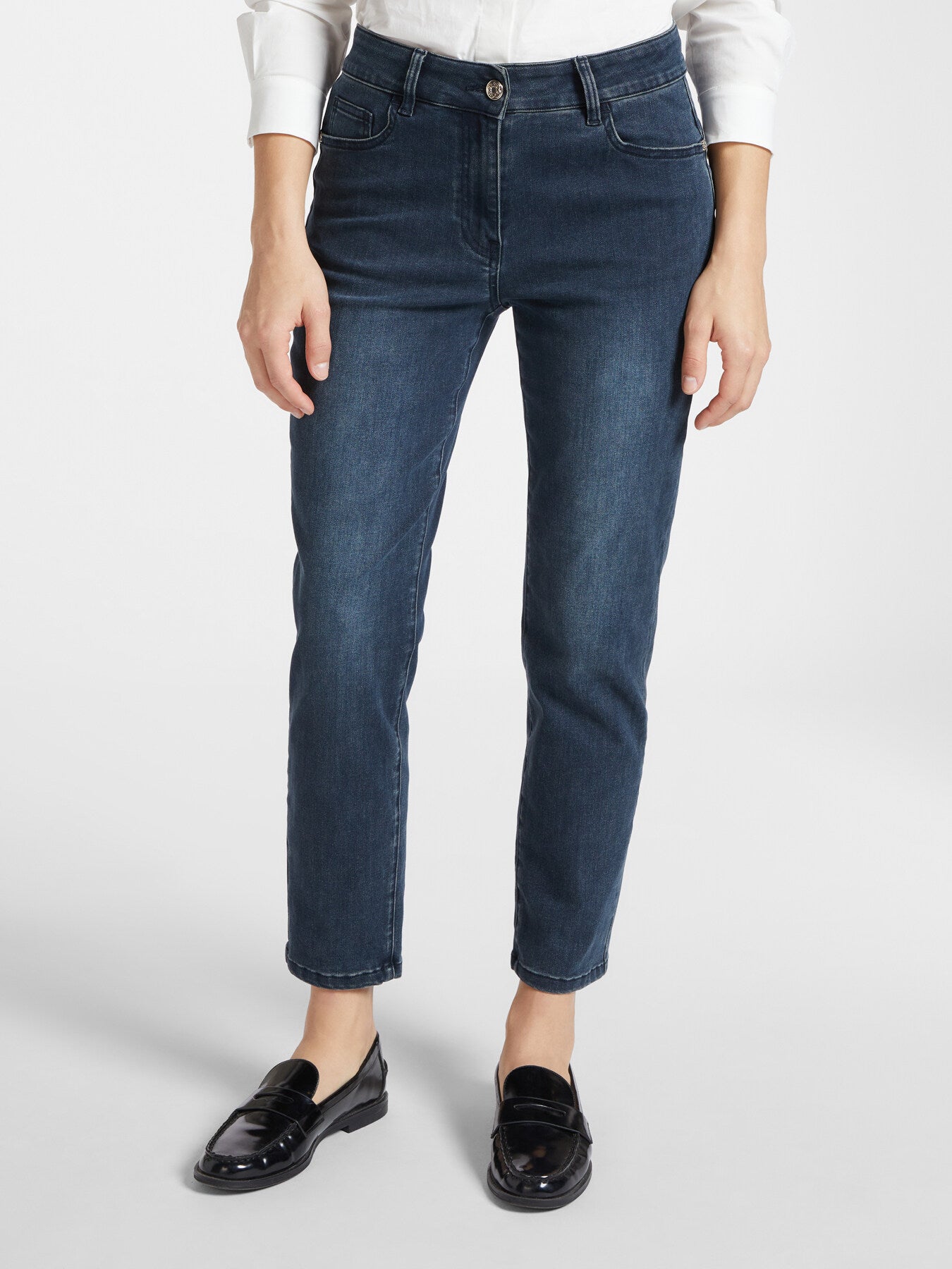 Jeggings in denim stretch P442P0 Elena Mirò