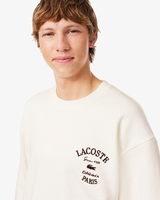 Felpa ricamo SH9785 LACOSTE