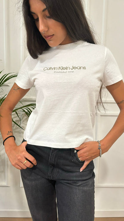 Calvin Klein logo t-shirt J20J224914 YAF