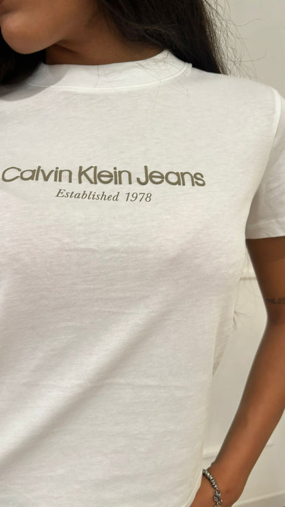 Calvin Klein logo t-shirt J20J224914 YAF