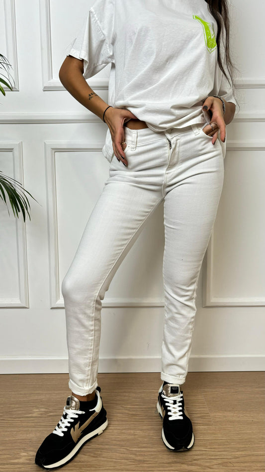 Jeans Skinny Margot Vicolo DB5101 bianco