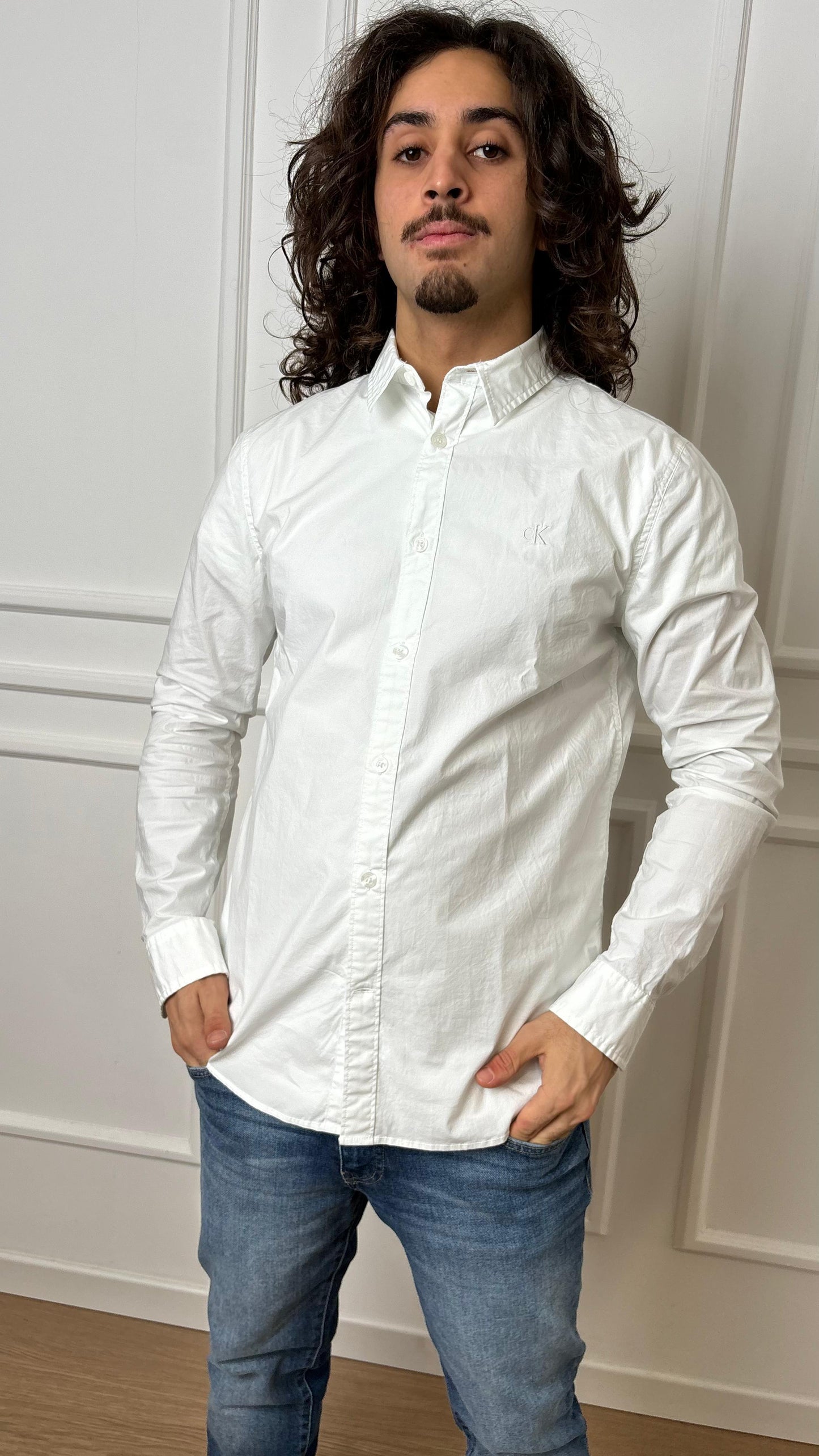 Camicia in cotone Calvin Klein J30J324614 YAF