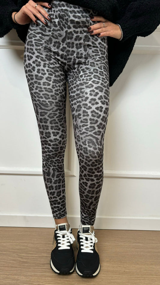 Leggins maculato grigio 978M Susy Mix