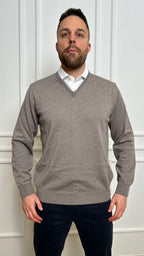 Pull V rasato triplo ritorto Ferrante 32T00701 110