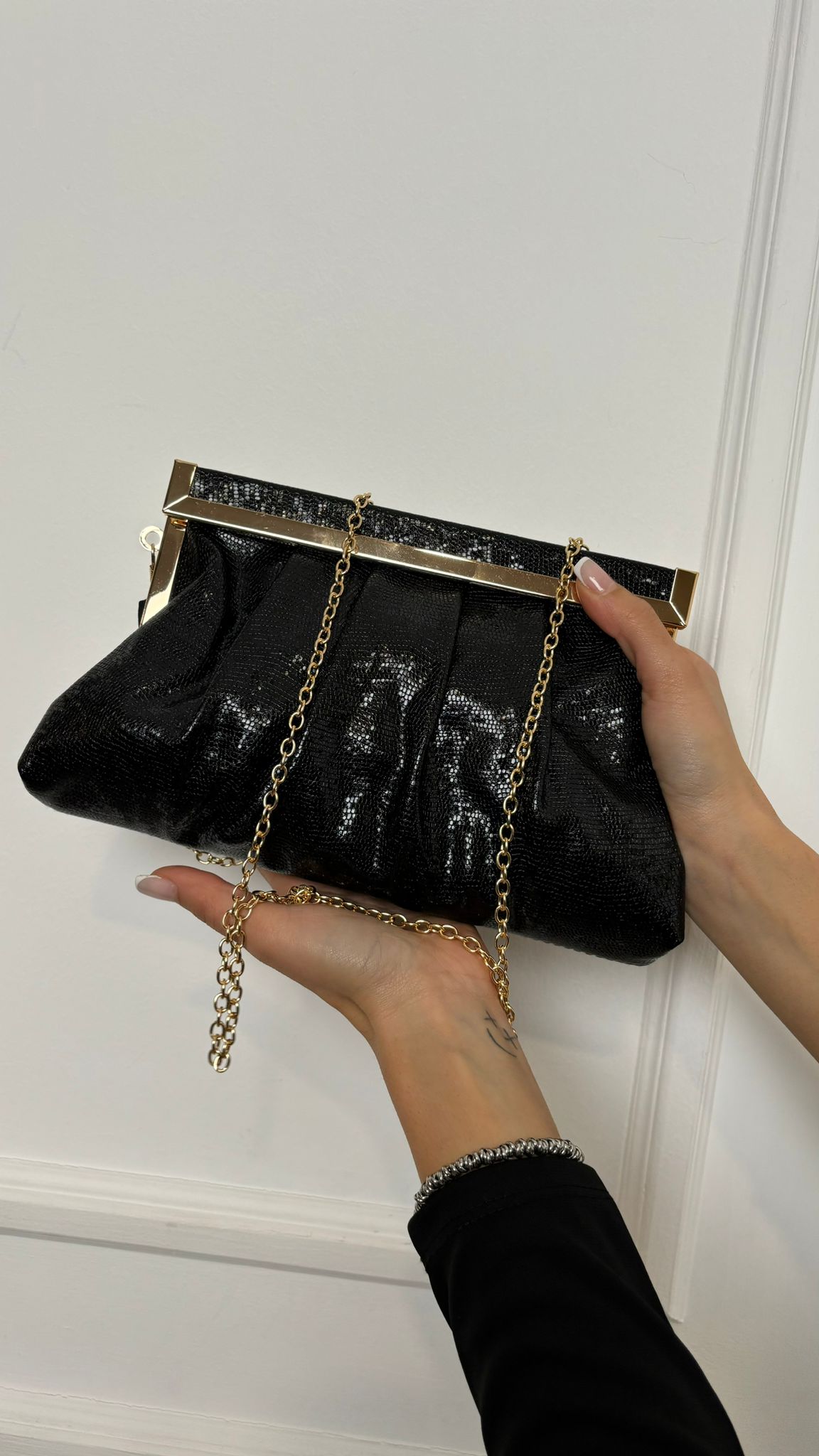 Borsa clutch 283 nero