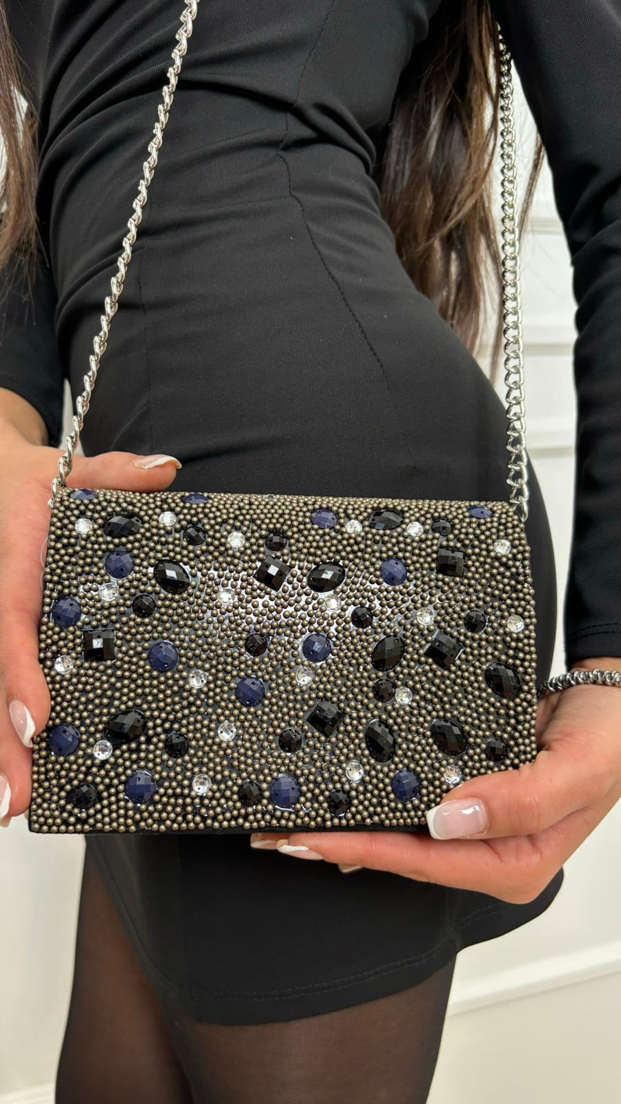 Pochette strass 098