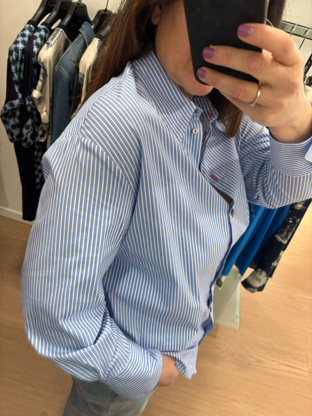 Camicia a righe 5095 Elena Mirò