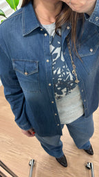 Camicia in chambray 5405P0 Elena Mirò