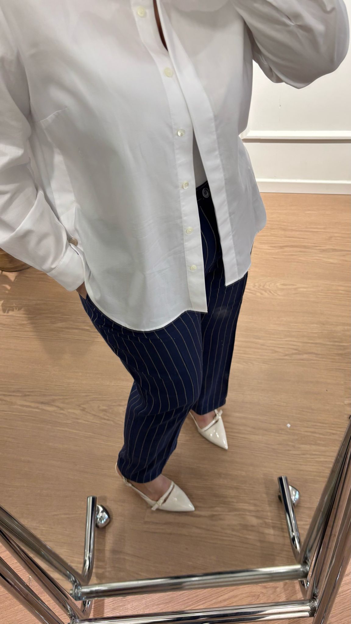 Pantalone gessato P126P0 Elena Mirò