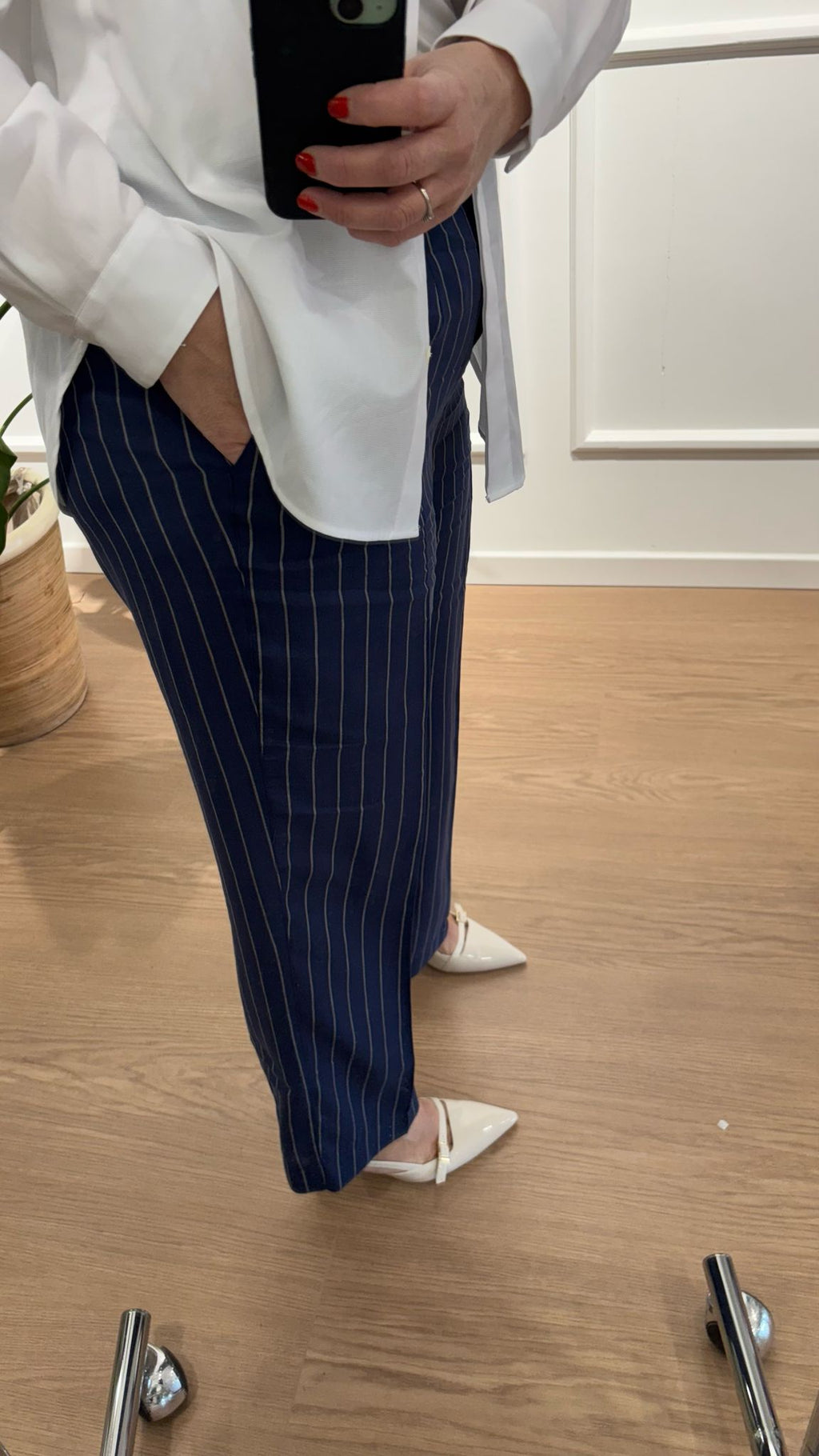 Pantalone gessato P126P0 Elena Mirò