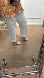 Pantalone cropped P123P0 Elena Mirò bianco