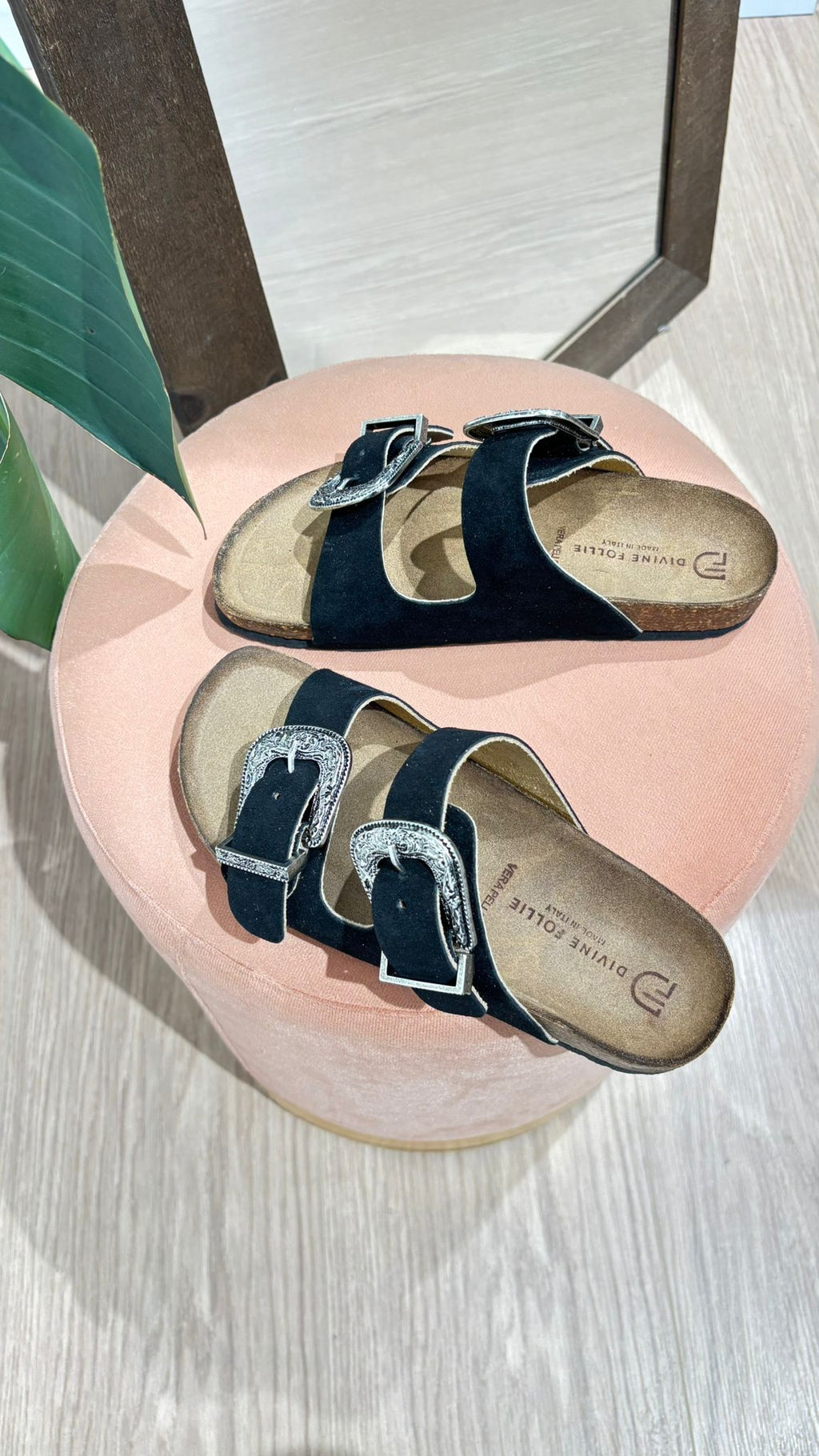 Ciabattine fibia Divine Follie 2005 nero