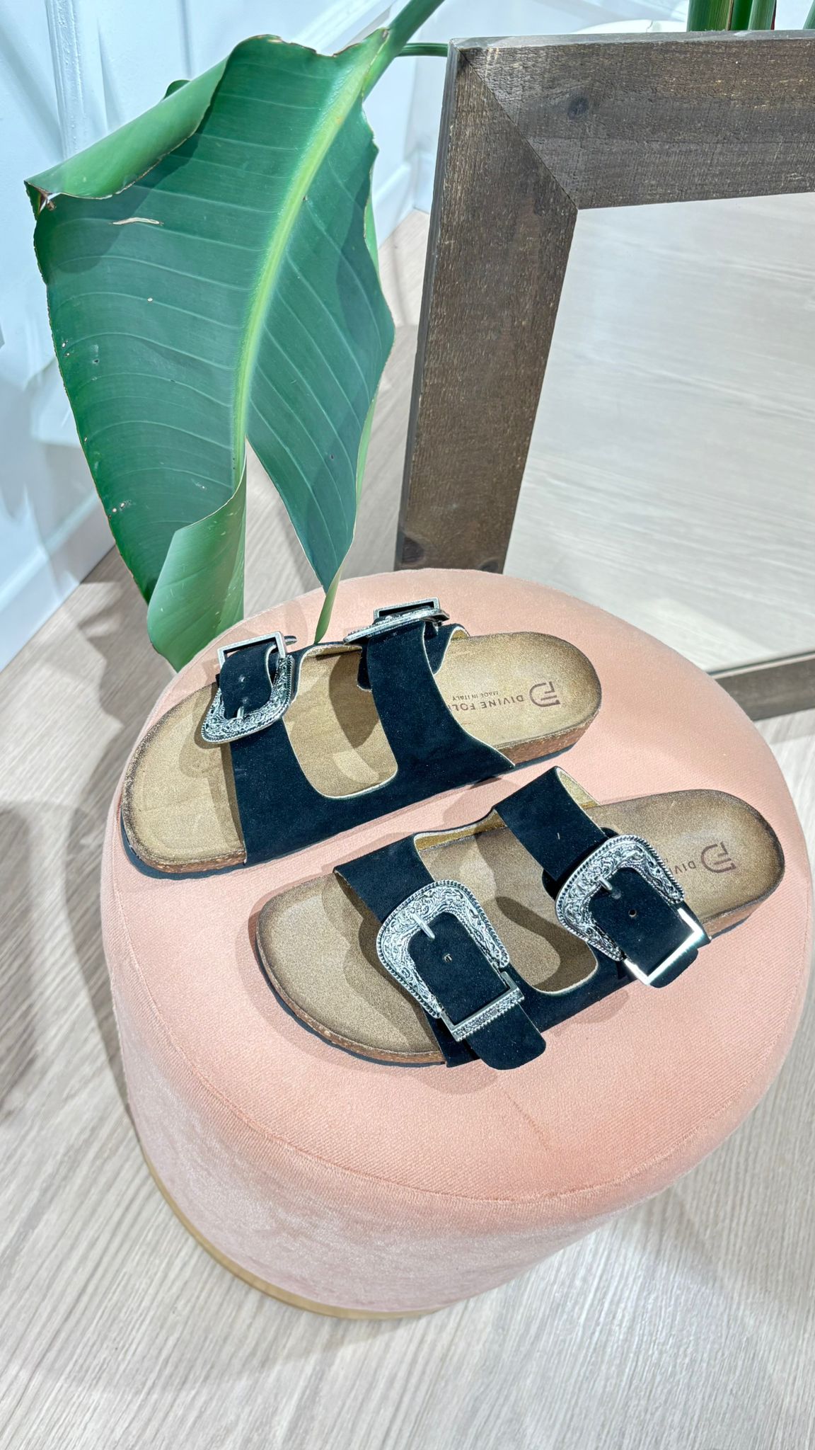 Ciabattine fibia Divine Follie 2005 nero