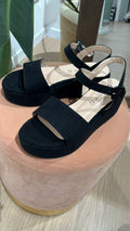 Sandalo platform 391 Divine Follie nero