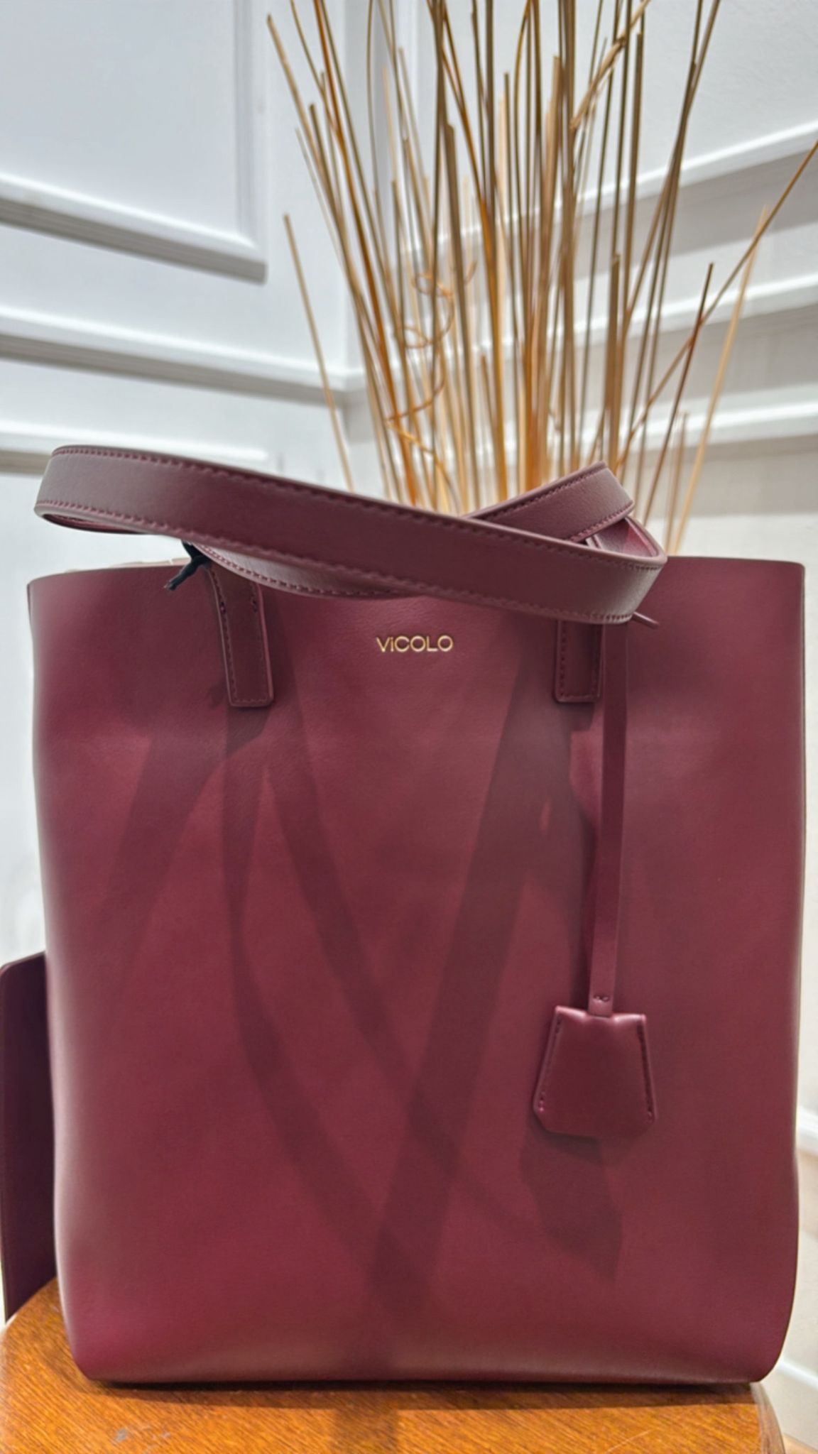 Borsa alta XF0016 Vicolo  borgogna