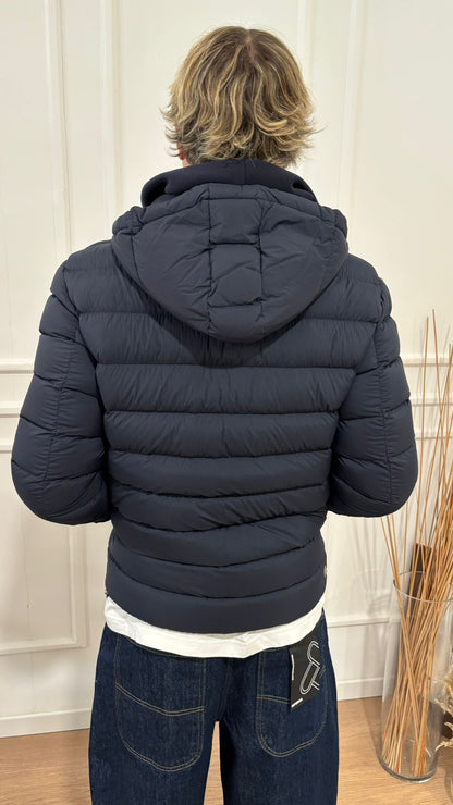 Piumino con cappuccio staccabile 1252 4ZP Colmar blu