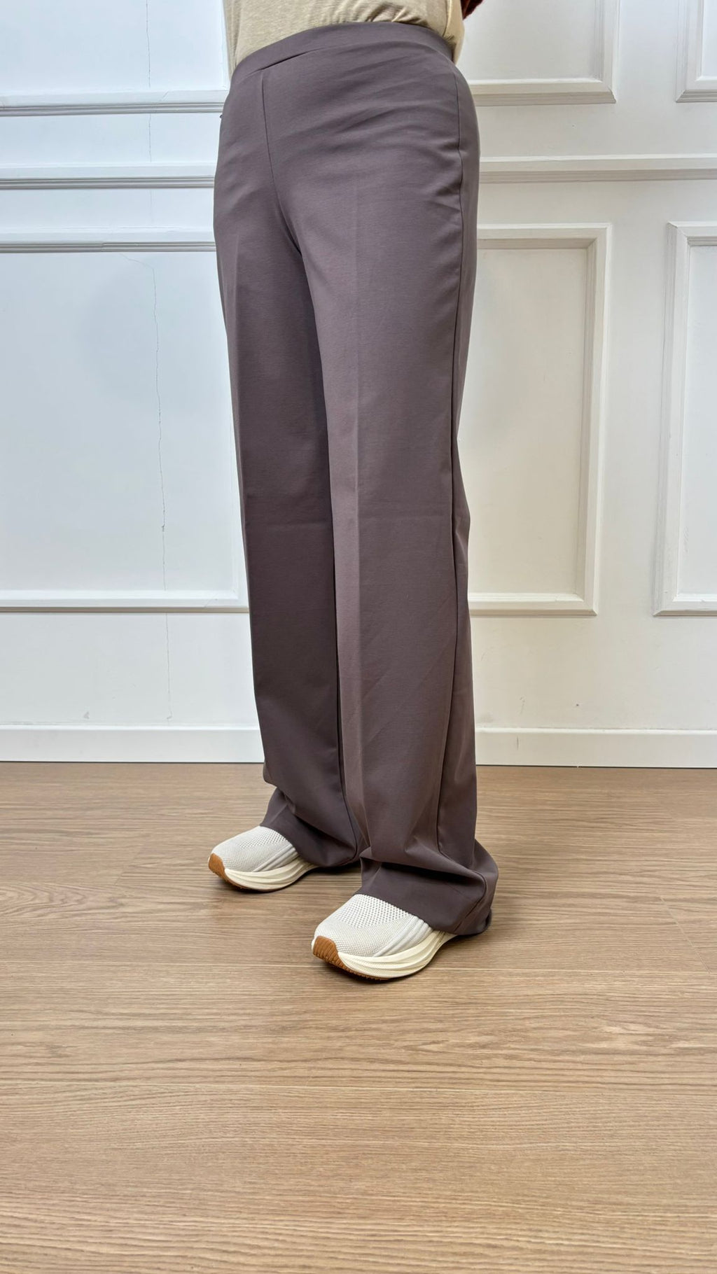 Pantalone Wide Ragno DS30PE C71 Melanzana