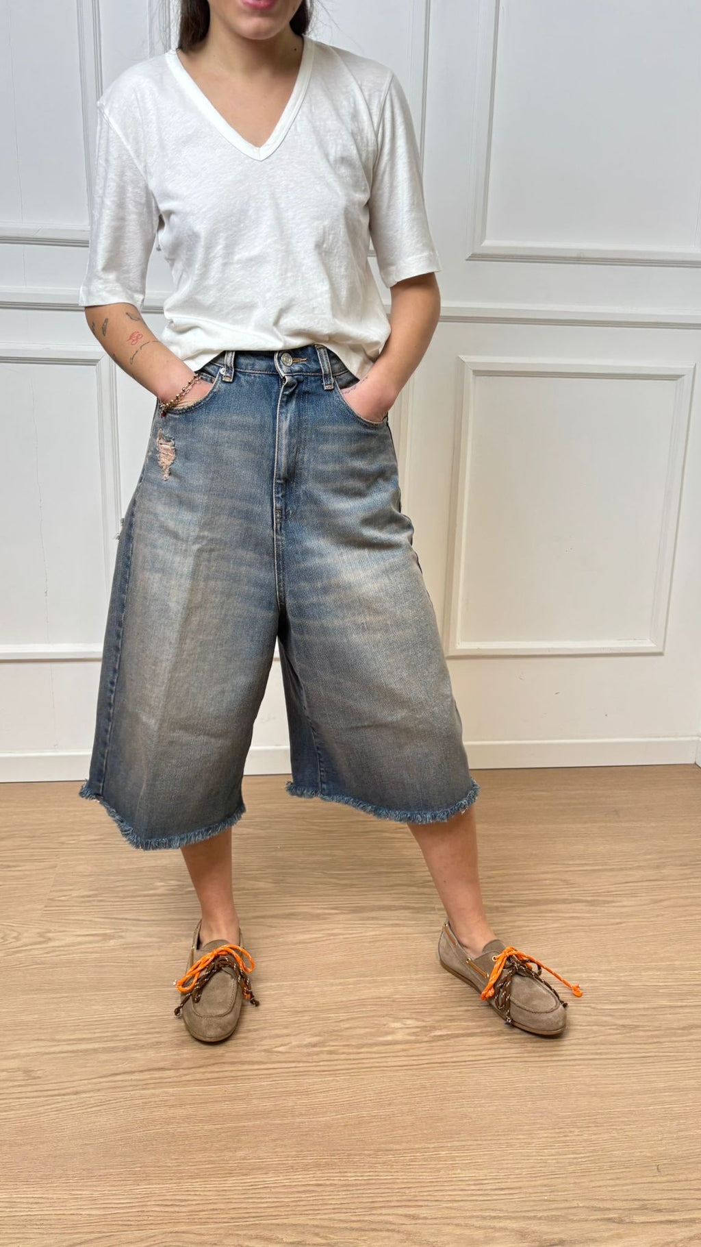 Jeans bermuda Carola Vicolo DAB5082