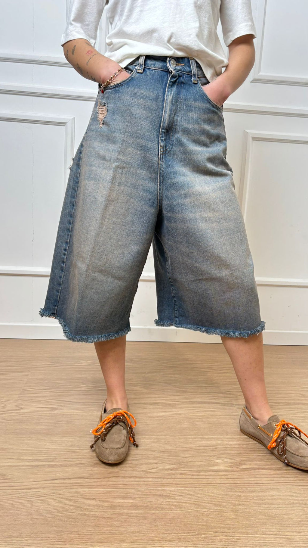 Jeans bermuda Carola Vicolo DAB5082