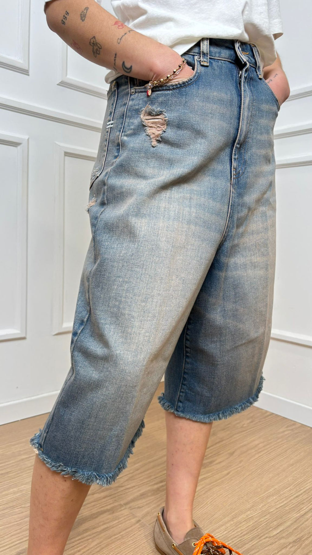 Jeans bermuda Carola Vicolo DAB5082