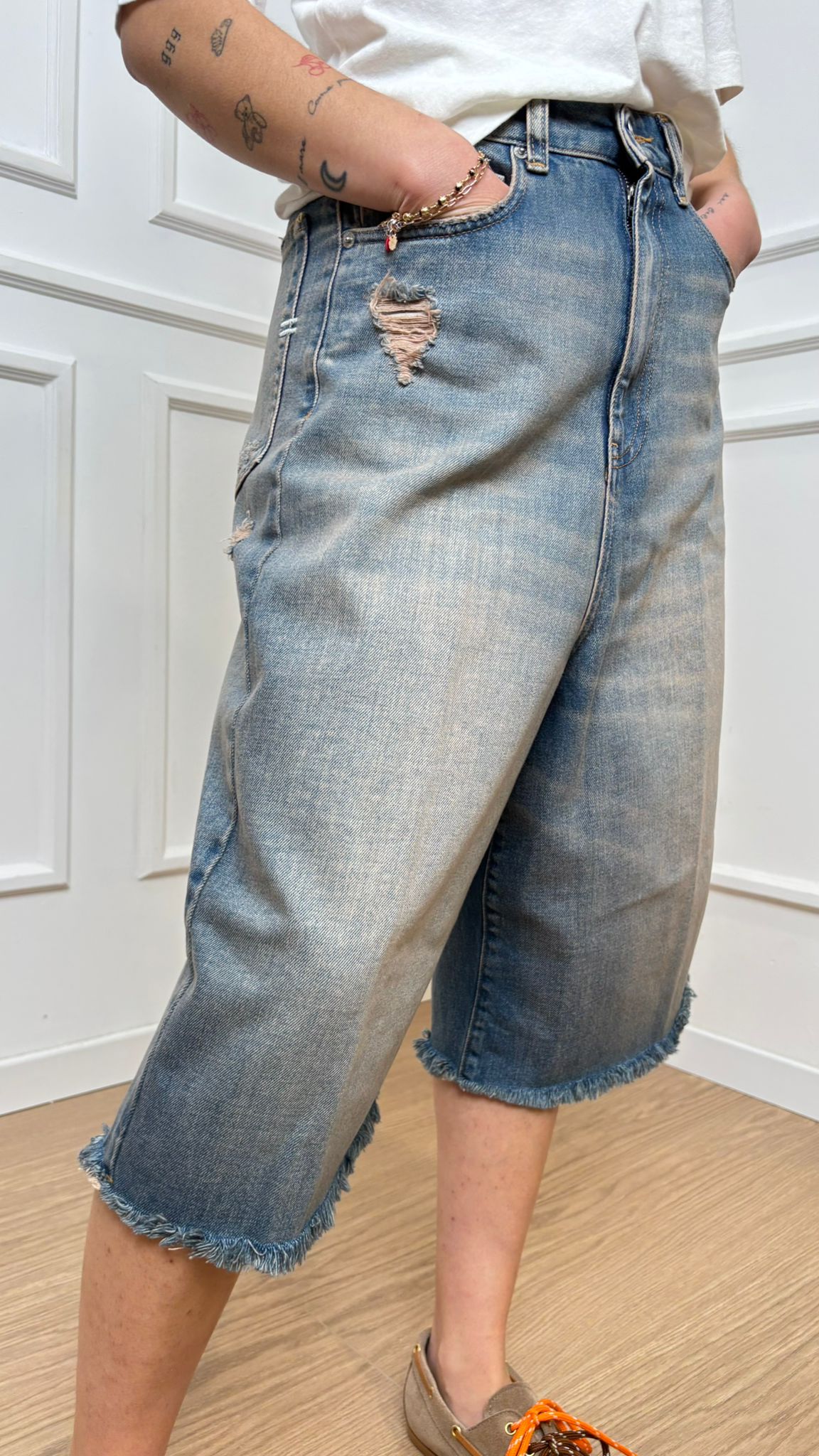 Jeans bermuda Carola Vicolo DAB5082