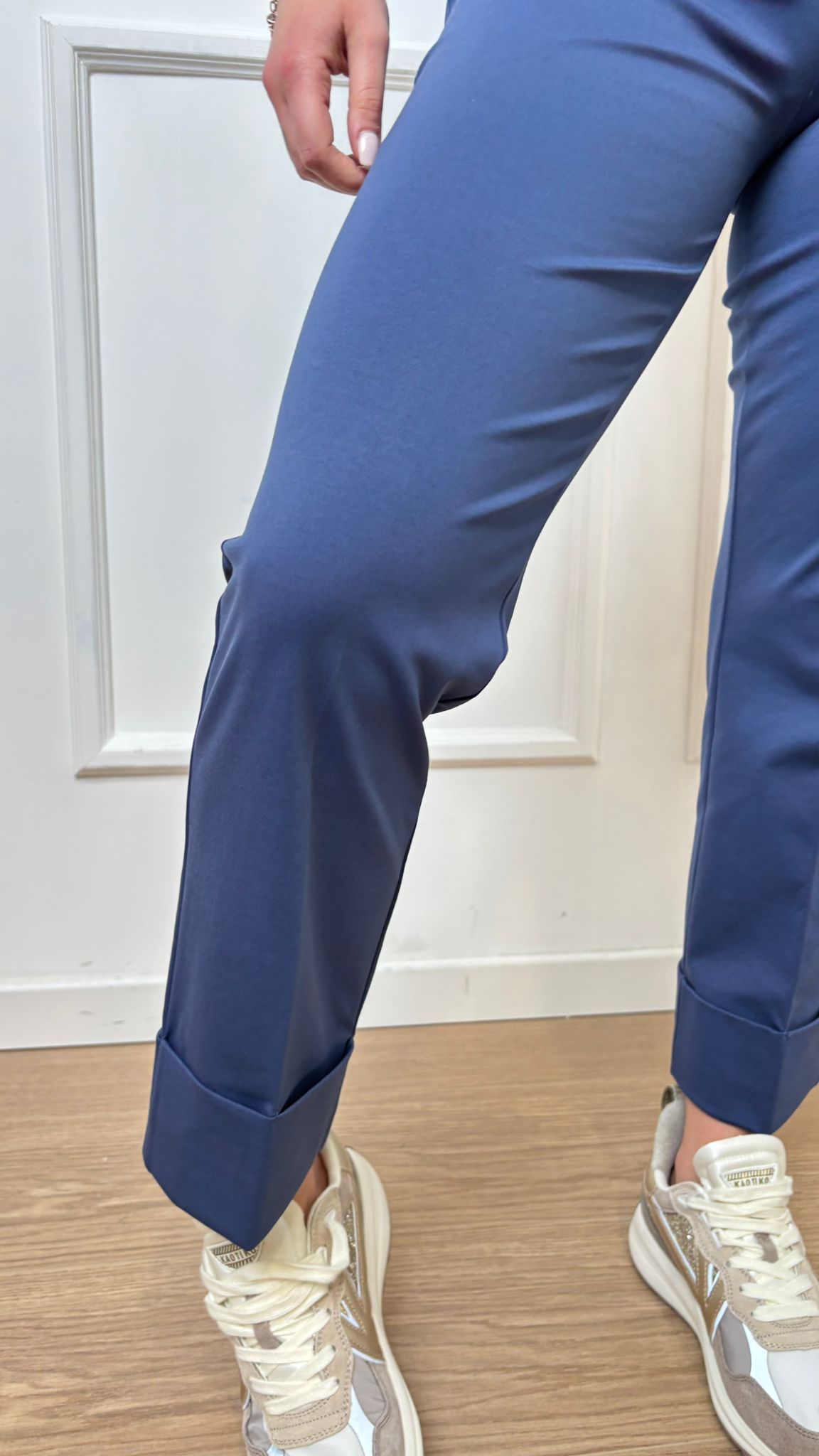 Pantalone slim straight Ragno D293PW