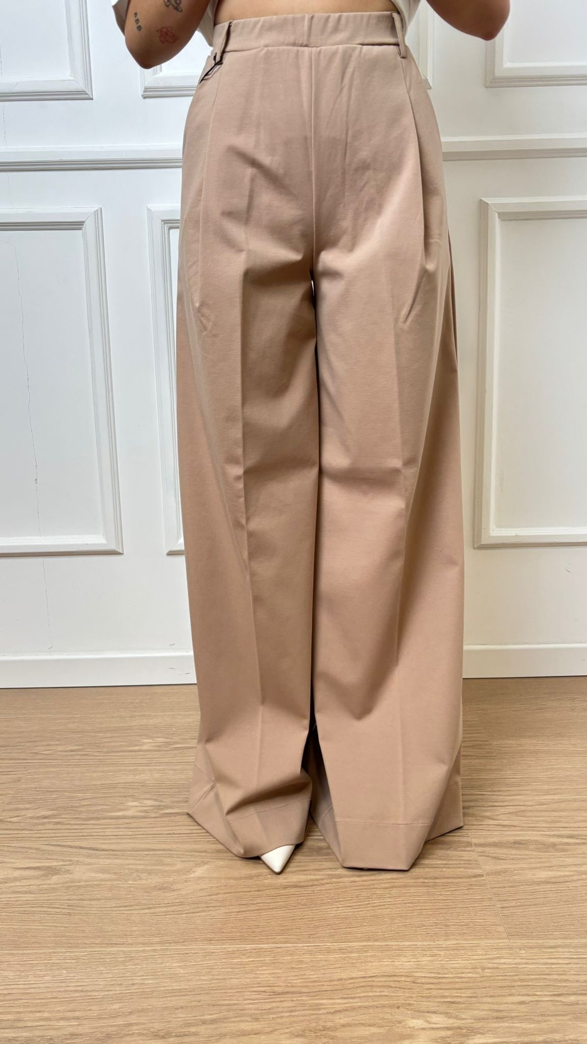 Pantalone wide leg Ragno DS82PA