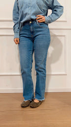 Jeans sfrangiato Emme Marella Straight 003