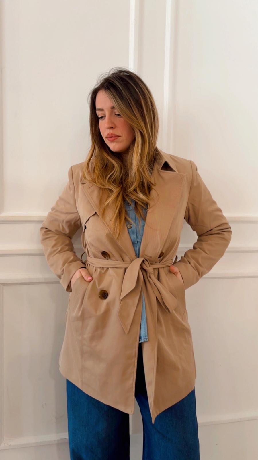 Trench con cintura Only Valerie