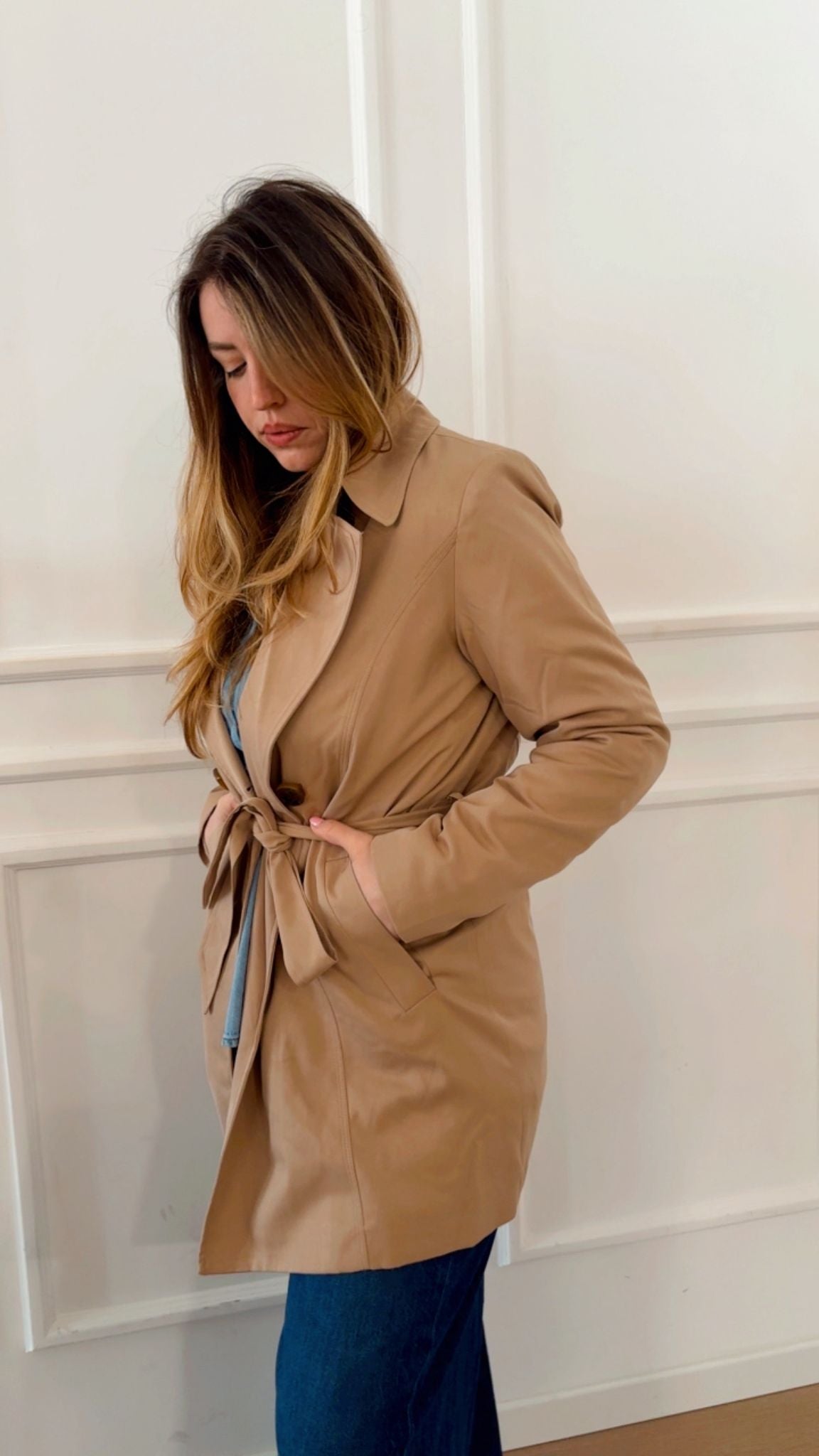 Trench con cintura Only Valerie