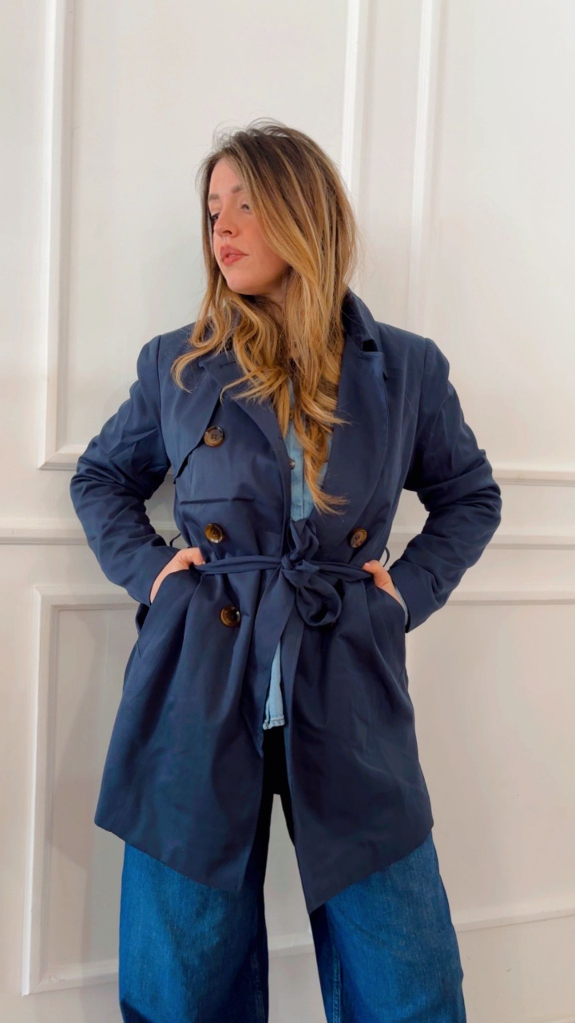 Trench con cintura Only Valerie