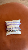 Bracciale pietre Kamani lilla