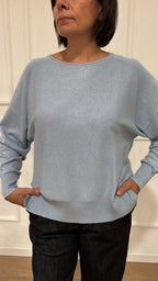 Maglia giro lurex pipistrello DT54TB RAGNO