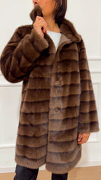 Cappotto collo alto eco reversibile DQ43KF RAGNO