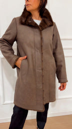 Cappotto collo alto eco reversibile DQ43KF RAGNO