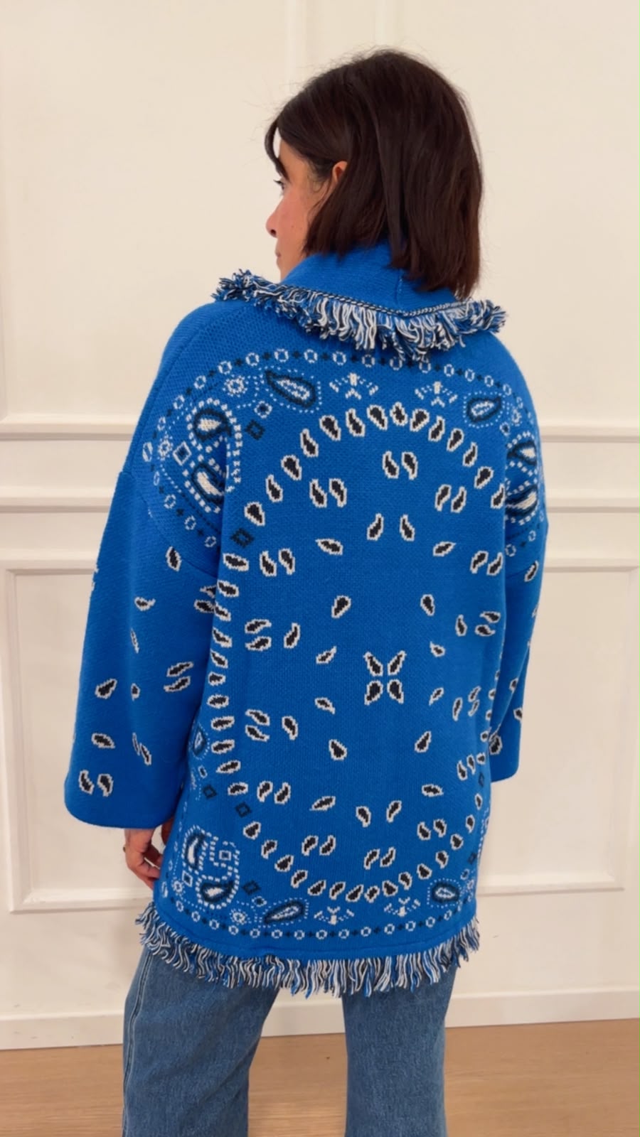 Cardigan bandana W6HMG38 TENSIONE IN
