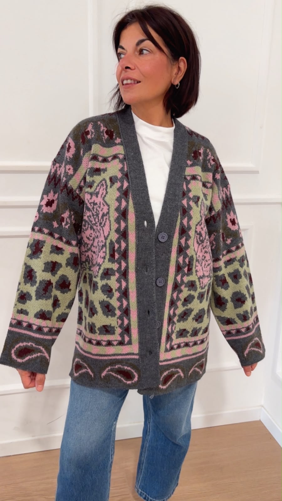 Cardigan W6HMG61 TENSIONE IN