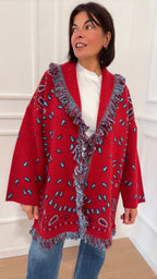 Cardigan bandana W6HMG38 TENSIONE IN