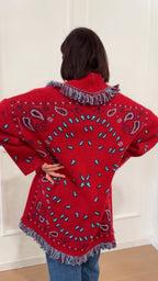 Cardigan bandana W6HMG38 TENSIONE IN