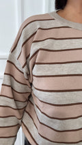 Girocollo righe 26691 TENSIONE IN