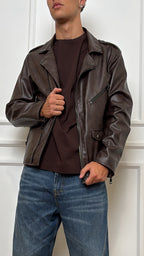 Chiodo in ecopelle Imperial U3025640 moro