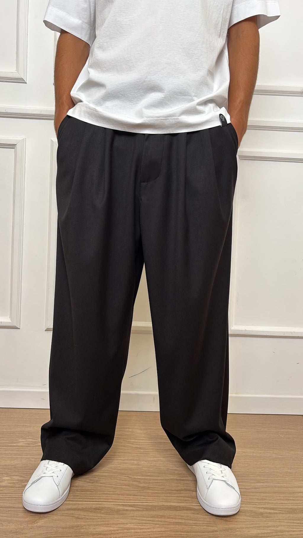 Pantalone baggy ampi Imperial PE5NKBV nero