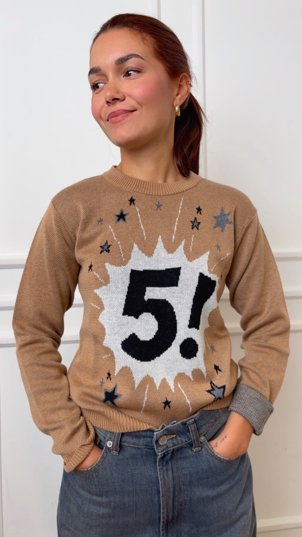 Maglia girocollo W6HMJ25 TENSIONE IN