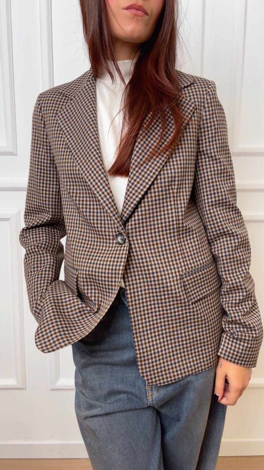 Blazer quadretti TAC0444 VICOLO