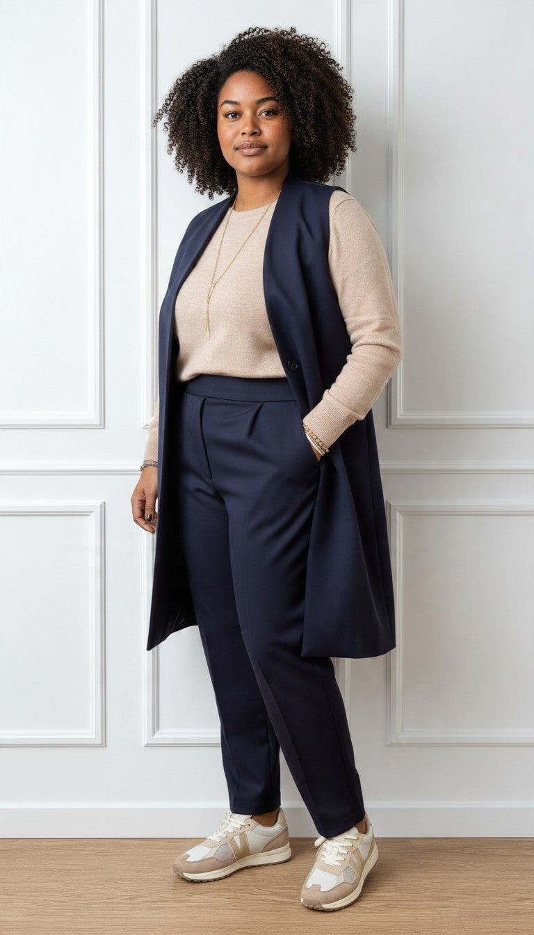 Gilet Gelmo gessato CIPRIANI