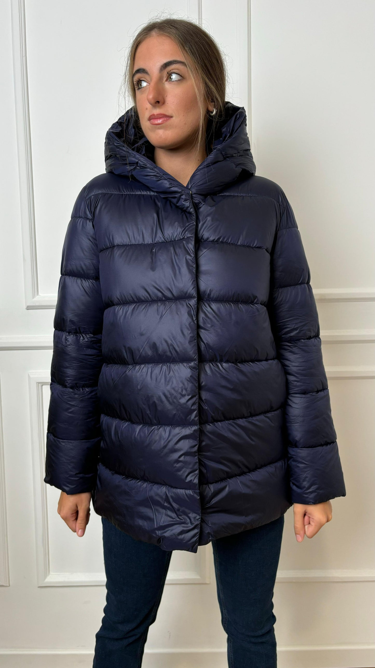 Emme Marella Berna 011 Quilted Hooded Jacket