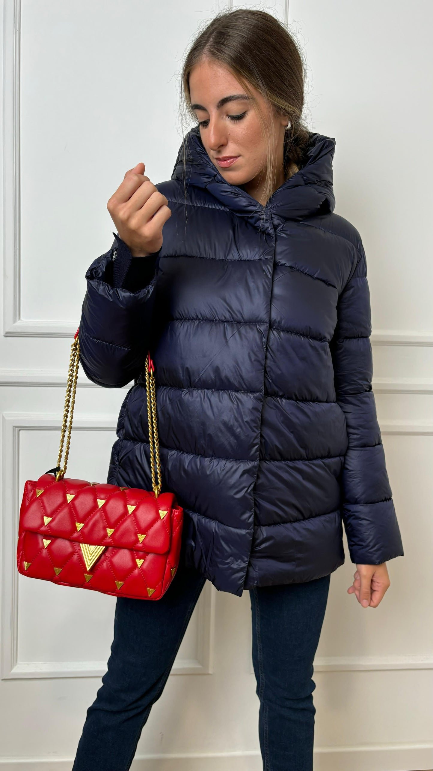 Emme Marella Berna 011 Quilted Hooded Jacket