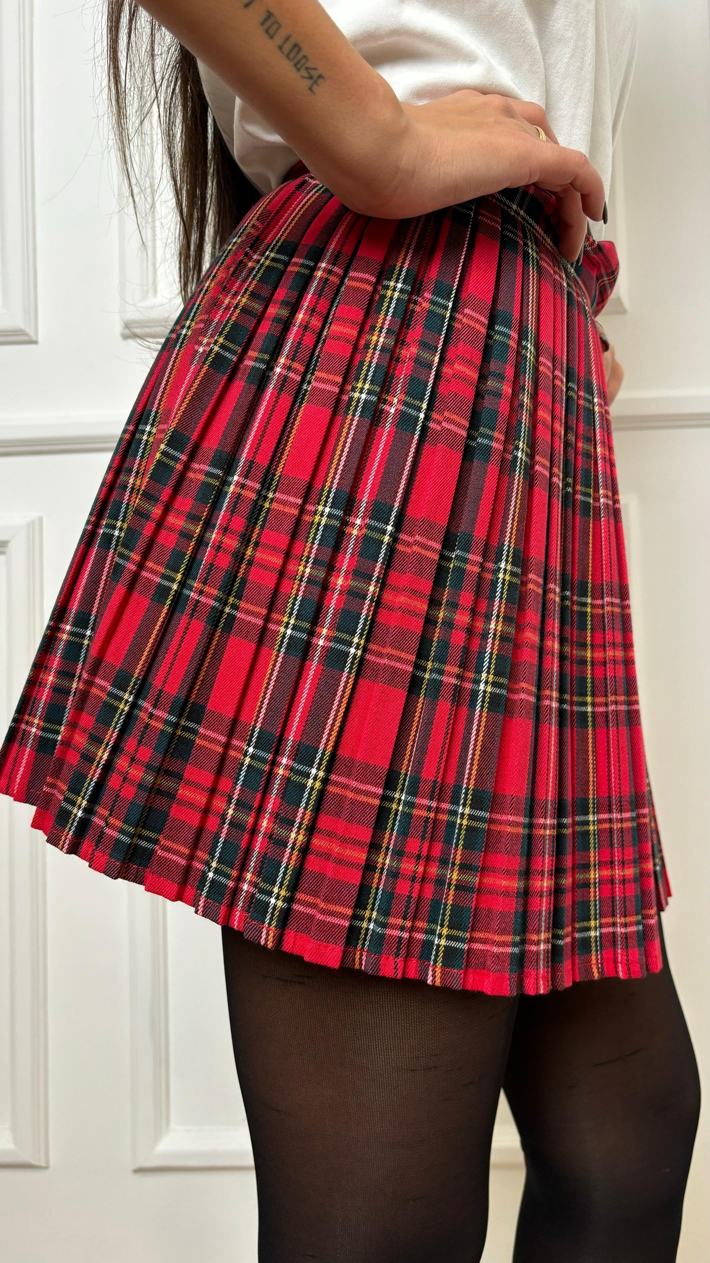 Mini tartan plisset Lokita LOK0440