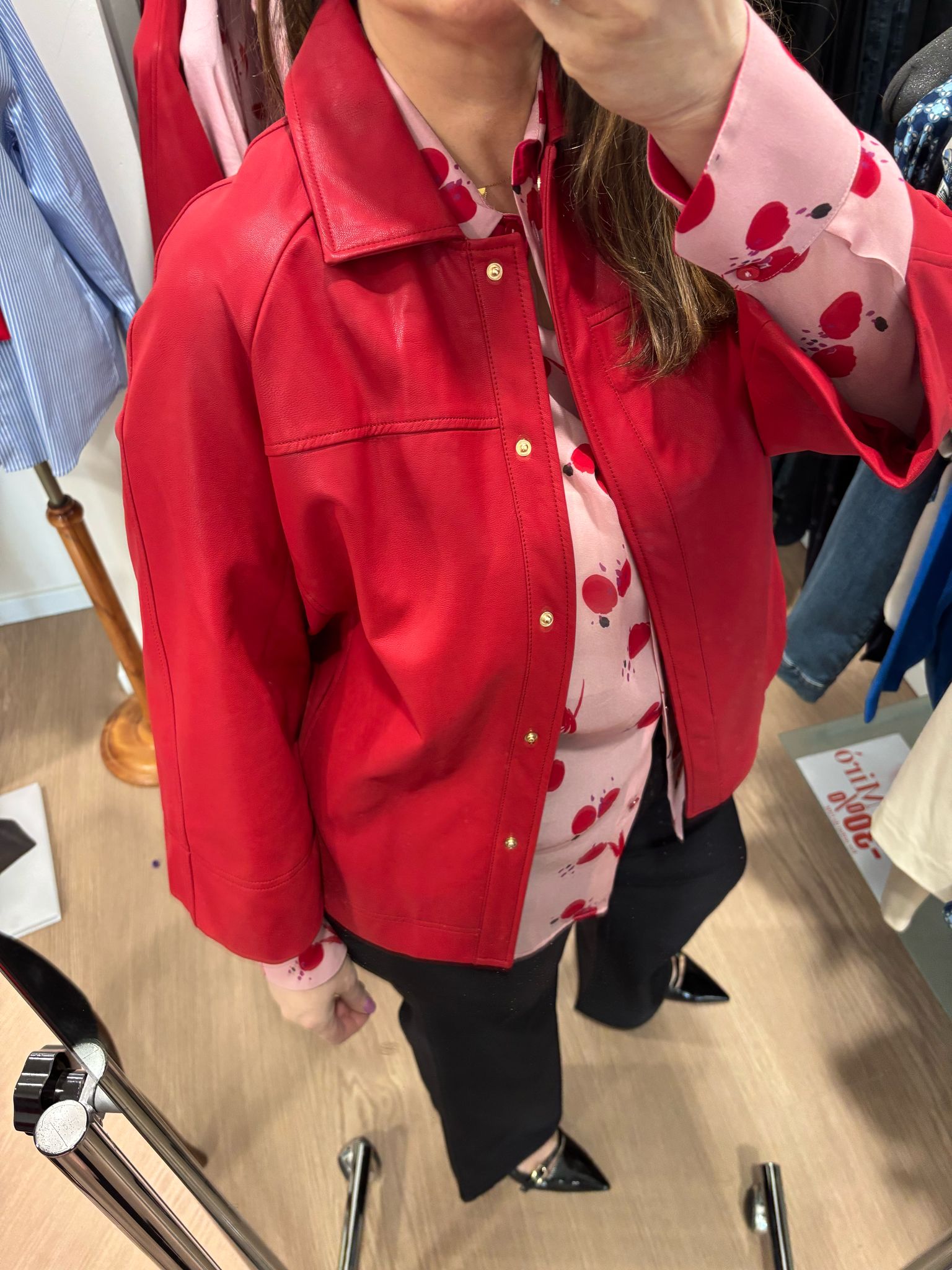 Pantalone elasticizzato gamba dritta P045 Elena Mirò nero