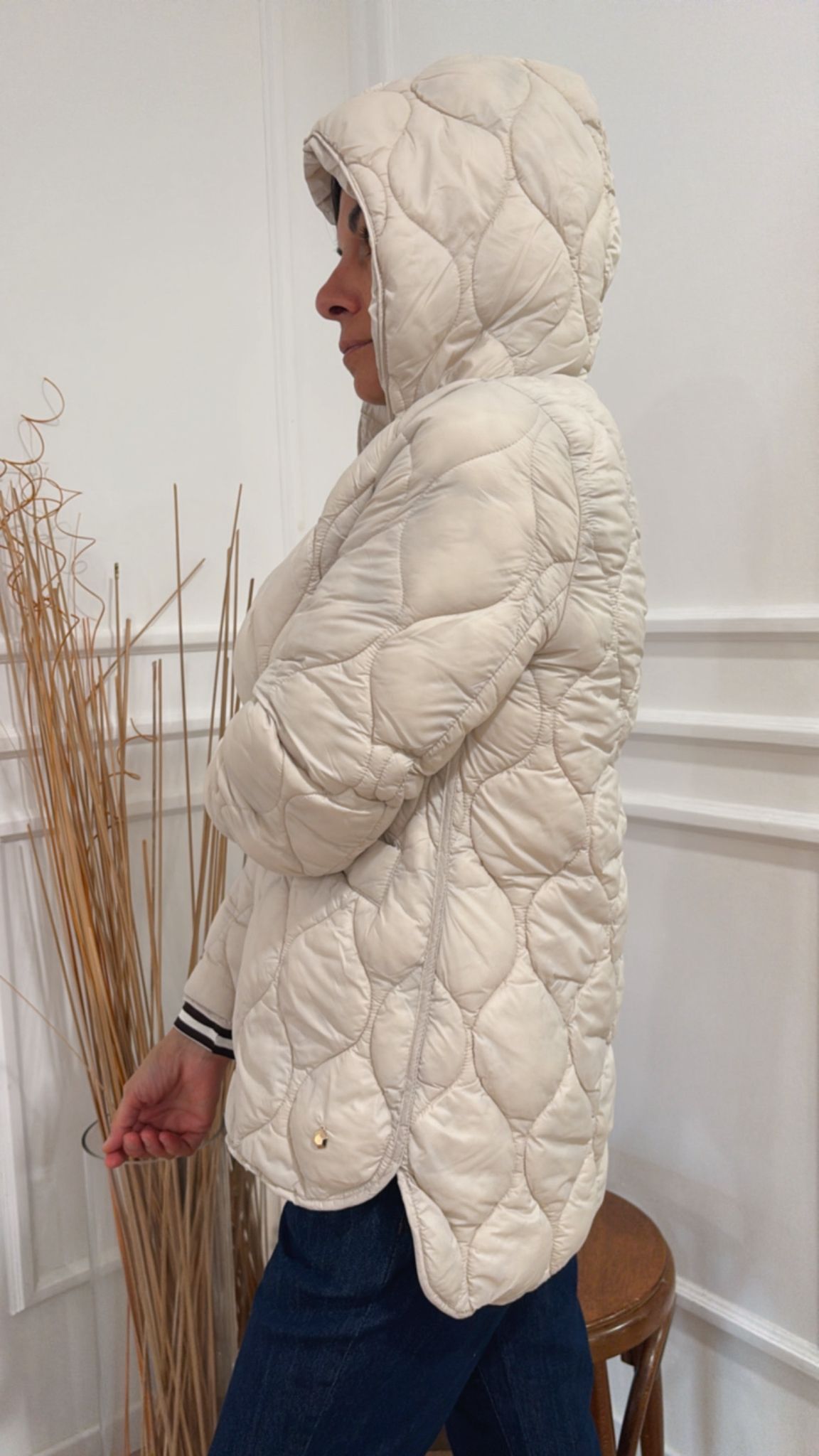 Trapuntino cappuccio DP02KB Ragno Champignon